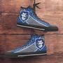 Fan Art Detroit Lions Canvas High Top Shoes