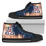 Fighting Like Fire Arizona Wildcats High Top Shoes