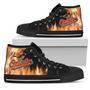 Fighting Like Fire Baltimore Orioles High Top Shoes