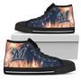 Fighting Like Fire Milwaukee Brewers High Top Shoes