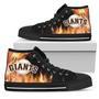 Fighting Like Fire San Francisco Giants High Top Shoes