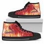 Fighting Like Fire St. Louis Cardinals High Top Shoes