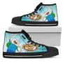 Finn Sneakers Adventure Time High Top Shoes Funny Gift For Fan