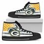 Flag Rugby Green Bay Packers High Top Shoes