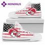 Flag Rugby Kansas City Chiefs High Top Shoes White