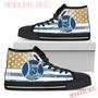 Flag Rugby Kansas City Royals High Top Shoes Sport Sneakers