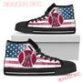 Flag Rugby Los Angeles Angels High Top Shoes Sport Sneakers