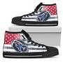 Flag Rugby Tennessee Titans High Top Shoes