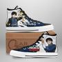 Fullmetal Alchemist Roy Mustang High Top Shoes Custom Anime Sneakers