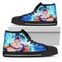 Goku Super Saiyan Blue Sneakers High Top Shoes Fan Dragon Ball Super