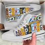 Green Bay Packers High Top Shoes LIMITED EDTION