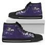 Grunge Vintage Logo Baltimore Ravens High Top Shoes