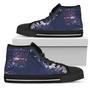 Grunge Vintage Logo New York Giants High Top Shoes