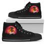 Halloween Orange Moon Mystery Chicago Blackhawks High Top Shoes