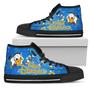Her Donald His Daisy Sneakers High Top Shoes For Couple Gift