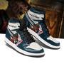 Houston Texans Horror Jordan High Top Shoes Sport Sneakers