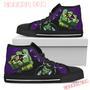 Hulk Punch Baltimore Ravens High Top Shoes Sport Sneakers