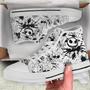 Jack Skellington Character Christmas Design For Lovers Gift For Fan Custom Canvas High Top Shoes