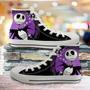 Jack Skellington Character The Nightmare Before Christmas Purple For Men And Women Sneakers High