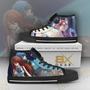 Jellal Fernandes And Erza Scarlet High Top Shoes Fairy Tail Gift For Fan