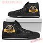 Jurassic Park Boston Bruins High Top Shoes Sport Sneakers