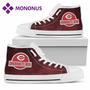 Jurassic Park Cincinnati Reds High Top Shoes White