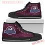 Jurassic Park Colorado Avalanche High Top Shoes Sport Sneakers