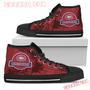 Jurassic Park Montreal Canadiens High Top Shoes Sport Sneakers