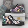 Kamado vs Nezuko High Top Shoes Demon Slayer Cosplay Shoes