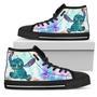 Lilo And Stitch Watercolor For Men And Women Sneakers High Top Shoes