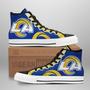 Los Angeles Rams High Top Shoes Custom Sneakers