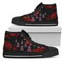 Lovely Rose Thorn Incredible Los Angeles Angels High Top Shoes