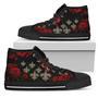 Lovely Rose Thorn Incredible New Orleans Saints High Top Shoes