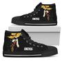 Mafia Style Luffy Sneakers High Top Shoes One Piece Fan Gift Idea
