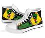 Marvin The Martian Sneakers High Top Shoes Cartoon Fan