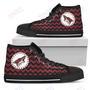 Mens Womens Arizona Coyotes High Top Shoes Chevron Broncos Printable