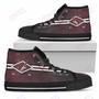 Mens Womens Arizona Coyotes High Top Shoes Double Stick Check Shoes