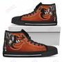 Mens Womens Baltimore Orioles High Top Shoes Thor Head Beside Shoes