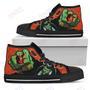 Mens Womens Baltimore Orioles Hulk Punch High Top Shoes Printable