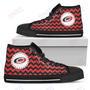 Mens Womens Carolina Hurricanes High Top Shoes Chevron Broncos Printable