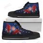 Mens Womens Chicago Cubs High Top Shoes Angel Wings Printable