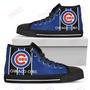 Mens Womens Chicago Cubs High Top Shoes Steaky Trending Fashion Sporty Shoes