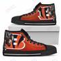 Mens Womens Cincinnati Bengals High Top Shoes Thor Head Beside Shoes