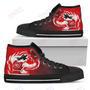 Mens Womens Cincinnati Reds Goku Saiyan Power High Top Shoes Printable