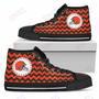 Mens Womens Cleveland Browns High Top Shoes Chevron Broncos Printable