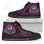 Mens Womens Colorado Avalanche High Top Shoes Jurassic Parktop Quality