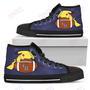 Mens Womens Colorado Rockies High Top Shoes Unique Pikachu Laying On Balltop Quality