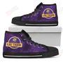 Mens Womens Cute Jurassic Park Lsu Tigers High Top Shoes