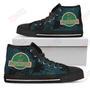 Mens Womens Cute Jurassic Park Marshall Thundering Herd High Top Shoes