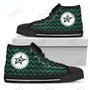 Mens Womens Dallas Stars High Top Shoes Chevron Broncos Printable